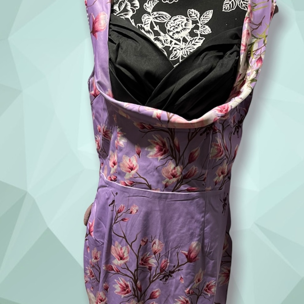 Classic floral pinup dress